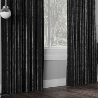 Velvi tkanina dekoracyjna, wysokość 300cm, kolor 111 czarny