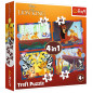 Puzzle "Odważny Król Lew 4w1" - Disney Lion King Trefl EAN: 5900511346534 Puzzle "Odważny Król Lew 4w1" - Disney Lion King Trefl EAN: 5900511346534