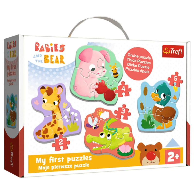 Puzzle "Baby Classic" - Bobaskowe Zwierzątka Trefl 36135, EAN: 5900511361353