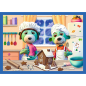 Puzzle 4w1 - Trefliki pada śnieg, EAN: 5900511346572