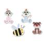 Puzzle Przyjacielskie Bobaski z Misiem Trefl - 5900511361391