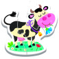 Puzzle Baby Classic - Na Farmie - Bobaski i Miś Trefl 36127, EAN: 5900511361278