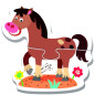 Puzzle Baby Classic - Na Farmie - Bobaski i Miś Trefl 36127, EAN: 5900511361278