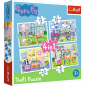 Puzzle Peppa Pig - Wspomnienia z Wakacji 4w1, EAN: 5900511343595 Puzzle Peppa Pig - Wspomnienia z Wakacji 4w1, EAN: 5900511343595