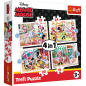 Puzzle 4w1 Minnie z Przyjaciółmi Disney, EAN: 5900511343557