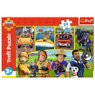 Puzzle - "24 maxi" - strażak sam i przyjaciele trefl 14356