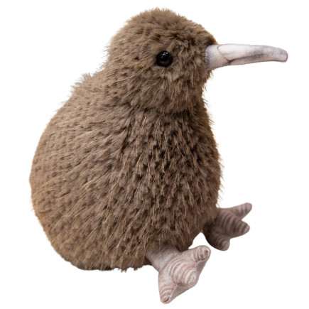 Pluszowy ptak kiwi pluszak maskotka przytulanka ciemnobrązowy 21cm