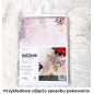 Bieżnik nina folk Gwiazda Betlejemska wodoodporny 38x140cm biały EAN: 5906450023352
