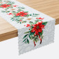 Bieżnik "Gwiazda Betlejemska" Nina 38x140cm Wodoodporny Biały EAN: 5906450023376