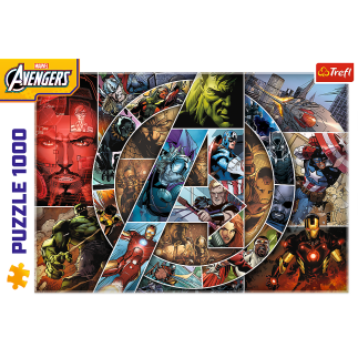 Puzzle - 1000 - avengers: bohaterowiefsc mix 70% 10934