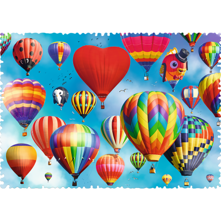 Puzzle 600 Crazy Shapes - Kolorowe Balony EAN: 5900511111125