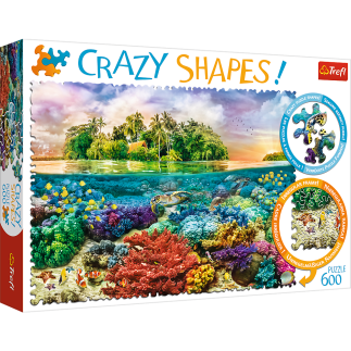 Puzzle - 600 crazy shapes - tropikalna wyspa 11113