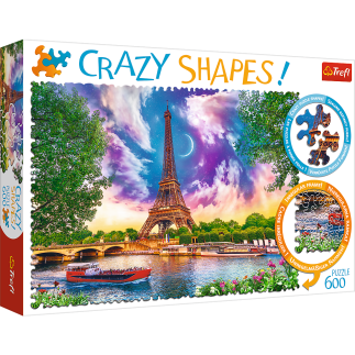 Puzzle - 600 crazy shapes - niebo nad paryżem 11115