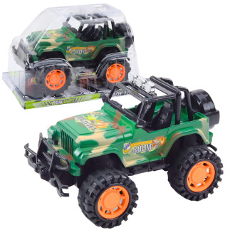 Duży samochód terenowy militarny off-road zielony