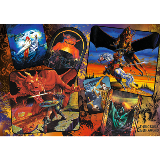 Puzzle Dungeons & Dragons – Początki 1000 elementów Trefl 10739 EAN: 5900511107395