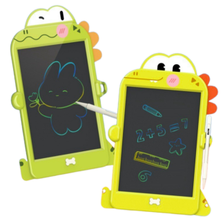 Tablica do rysowania LCD Dinozaur Zielona z Rysikiem EAN 5905991057246