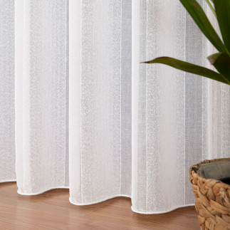 Firanka fantazyjna z ołowianką 300cm, kolor biały 001, EAN: 5906450925878