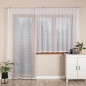 Firanka żakardowa Eva 140x240 cm, kolor biały 001, gotowa do zawieszenia | EAN: 5906450013223 Firanka żakardowa Eva 140x240 cm, kolor biały 001, gotowa do zawieszenia | EAN: 5906450013223