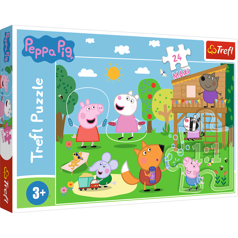 Puzzle 24 Maxi - Zabawy na Polanie - Peppa Pig, EAN: 5900511143423 Puzzle 24 Maxi - Zabawy na Polanie - Peppa Pig, EAN: 5900511143423