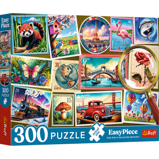Puzzle - 300 easypiece - znaczki pocztowe trefl 23100