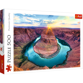 Puzzle "Wielki Kanion" - 500 elementów, USA - Trefl 37469, EAN: 5900511374698