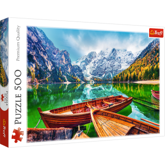 Puzzle - 500 - jezioro braies, włochy trefl 37486