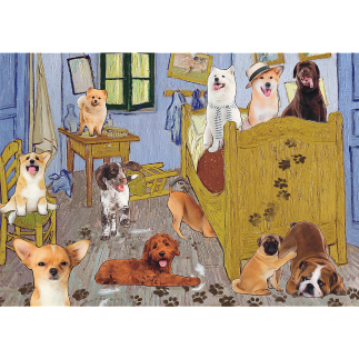 Puzzle Van Gogha - Psia Rewolucja, 500 elementów | Trefl 37539 | EAN: 5900511375398