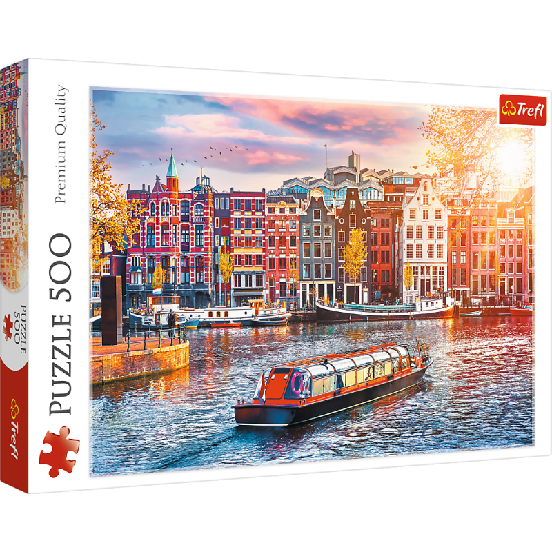 Puzzle 500 el. Amsterdam, Holandia Trefl 37428 EAN: 5900511374285