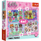 Laleczki 4w1 - MGA LOL Surprise! Trefl 34613, EAN: 5900511346138