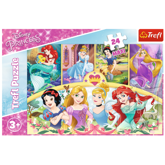 Puzzle - 24 maxi - magia wspomnień - disney princess 14294