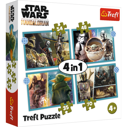 Puzzle - "4w1" - mandalorian trefl  34397