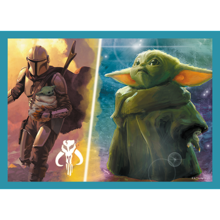 Puzzle Mandalorian 4w1 Trefl EAN: 5900511343977