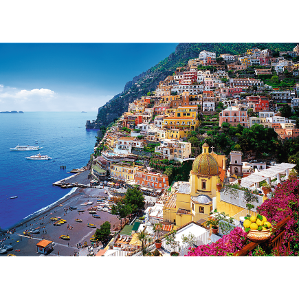 Puzzle 500 el. Positano, wybrzeże amalfickie, Włochy - Trefl 37145 EAN: 5900511371451