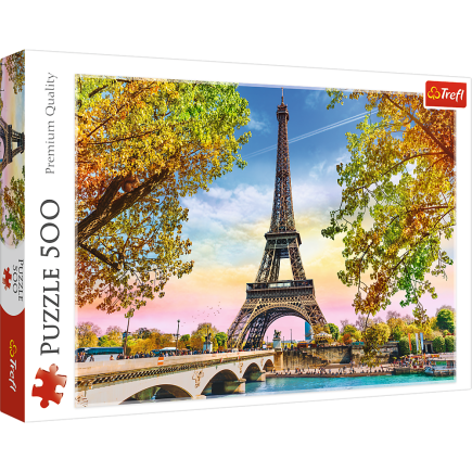 Puzzle 500 el. romantyczny paryż trefl 37330