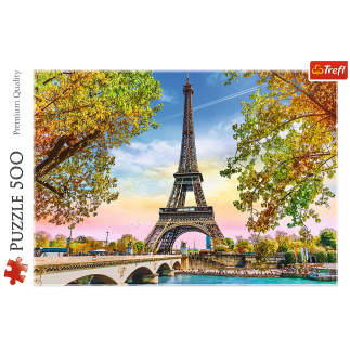 Puzzle 500 el. romantyczny paryż trefl 37330