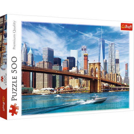 Puzzle 500 el. widok na nowy jork trefl 37331