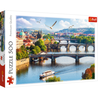 Puzzle 500 el. praga, czechy trefl 37382