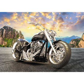 Puzzle Czarny Motocykl 500 el. - EAN 5900511373844
