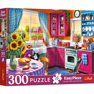 Puzzles - 300 easypiece - poranek w kuchnifsc mix 70% 23102