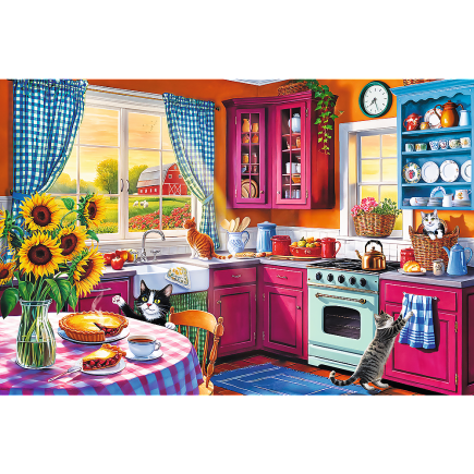 Puzzles - Poranek w Kuchni 300 Easypiece - Fsc Mix 70% EAN: 5900511231021