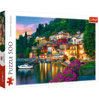 Puzzle 500 el. jezioro como, włochy trefl 37290