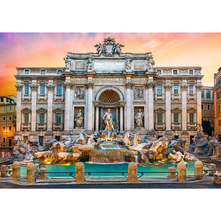 Puzzle 500 el. Fontanna di Trevi, Rzym - Trefl 37292 (EAN: 5900511372922)