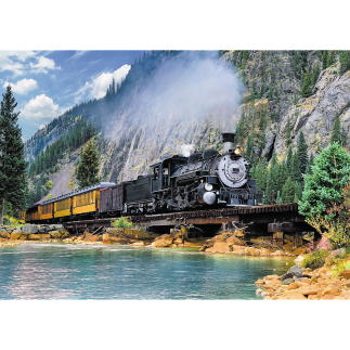 Puzzle Górski Pociąg 500 el. Trefl 37379 | EAN: 5900511373790