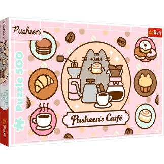 Puzzle - 500 - pusheen w kawiarni trefl 37528