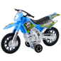 Motor crossowy off-road z akcesoriami świetlnymi i dźwiękowymi, niebieski - EAN: 5905991053606