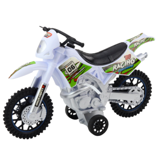 Motor Crossowy Off-Road z Dźwiękiem i Światłem Biały | EAN: 5905991053613