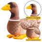 Pluszowa maskotka przytulanka Kaczka brązowo-żółta 28cm EAN: 5905991048268