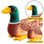 Pluszowa maskotka przytulanka kaczka brązowo-zielona 28 cm EAN: 5905991048275