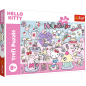 Puzzle Hello Kitty - Poznaj Świat 300 elementów, Trefl 23031, EAN: 5900511230314