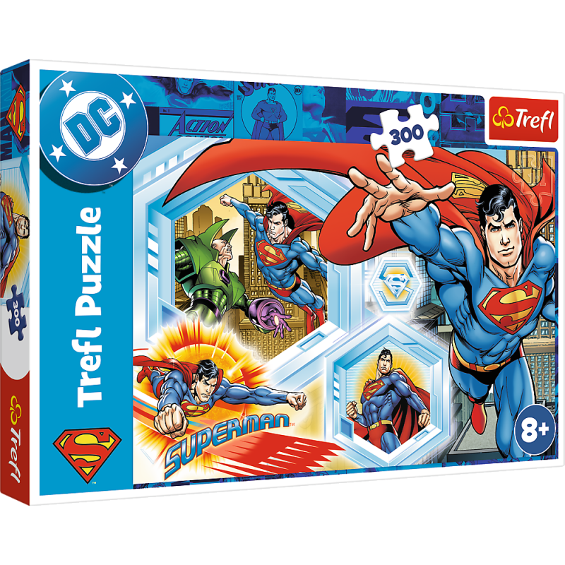 Puzzle 300 - Niezniszczalny Superman - Warner Superman TREF L23032, EAN: 5900511230321